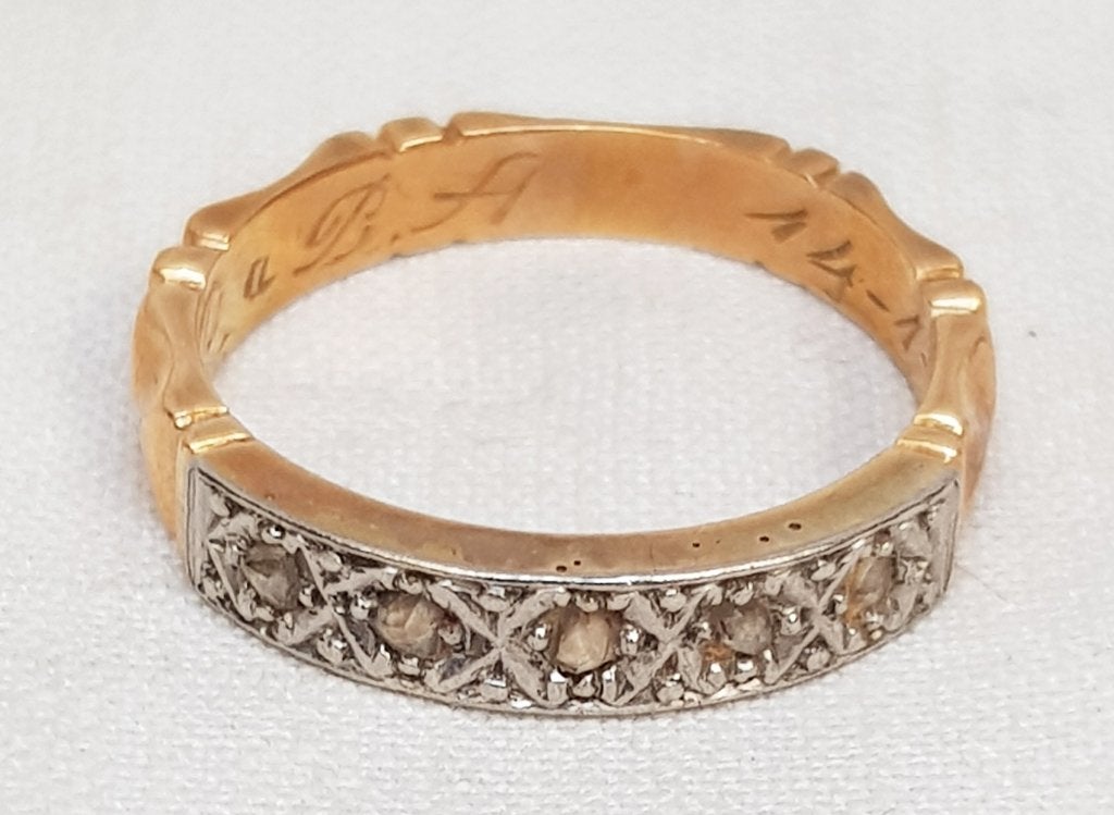 Verlovingsring 18 kt diamant., Sieraden, Tassen en Uiterlijk, Ophalen of Verzenden, Goud, Ring, Met edelsteen
