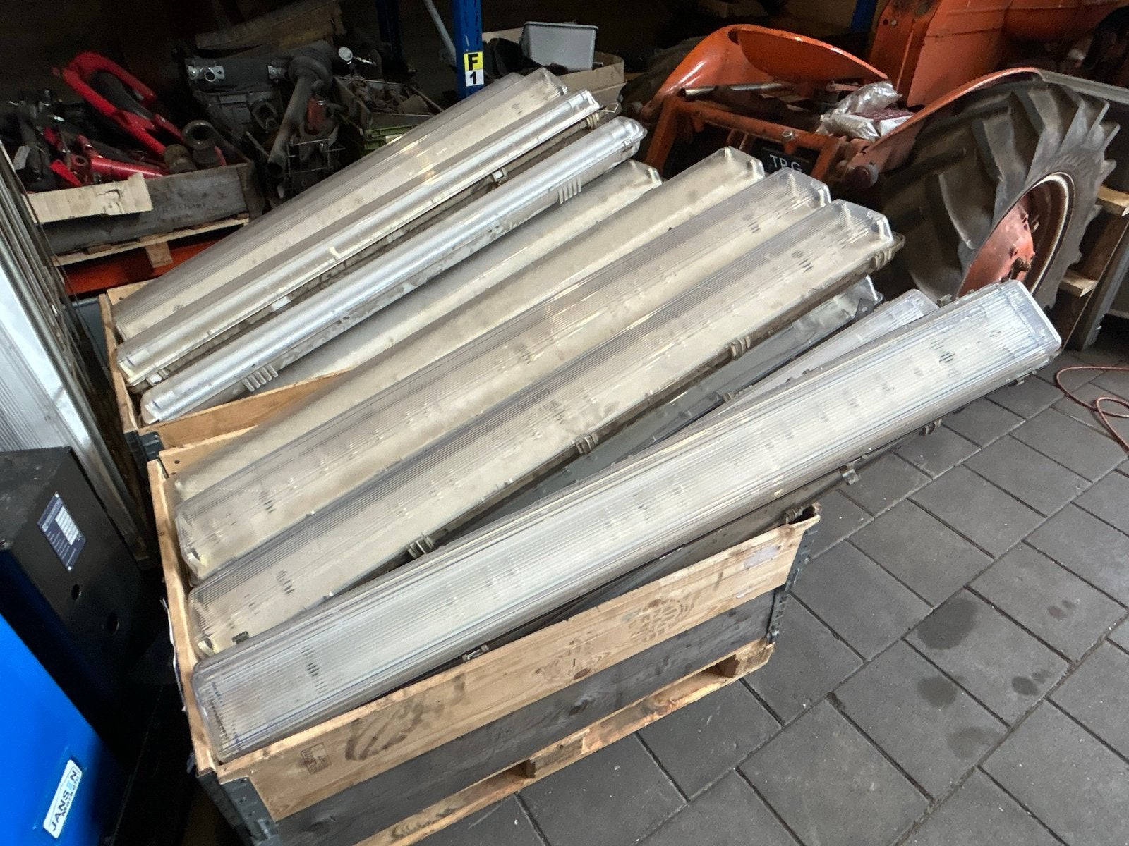 TL verlichting met Led TL buizen, Ophalen, Gebruikt, G13 (TL), TL-buis