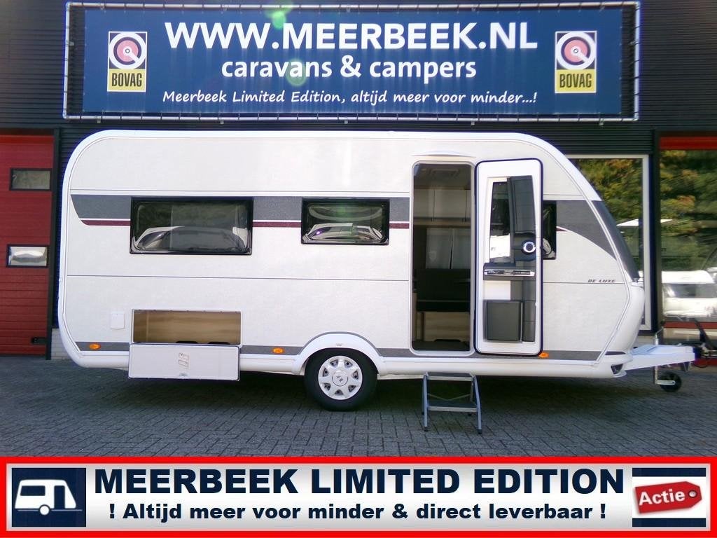 Hobby De Luxe 460 LU 2027 NIEUWSTE MODEL !, Caravans en Kamperen, Serviceluik, Standaardzit, Hobby, Particulier
