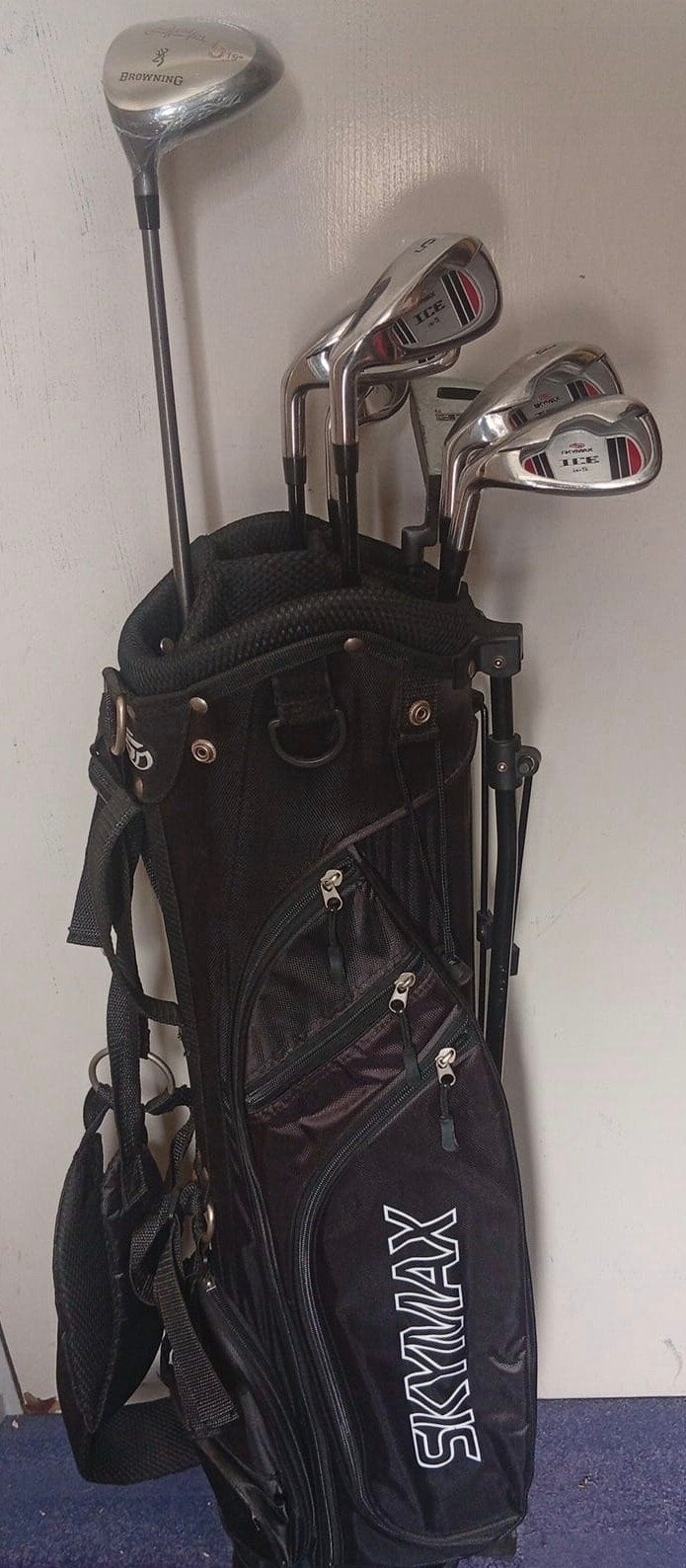 Skymax Ice IX-5  linkshandige heren golfset met golftas, Ophalen of Verzenden, Gebruikt, Set