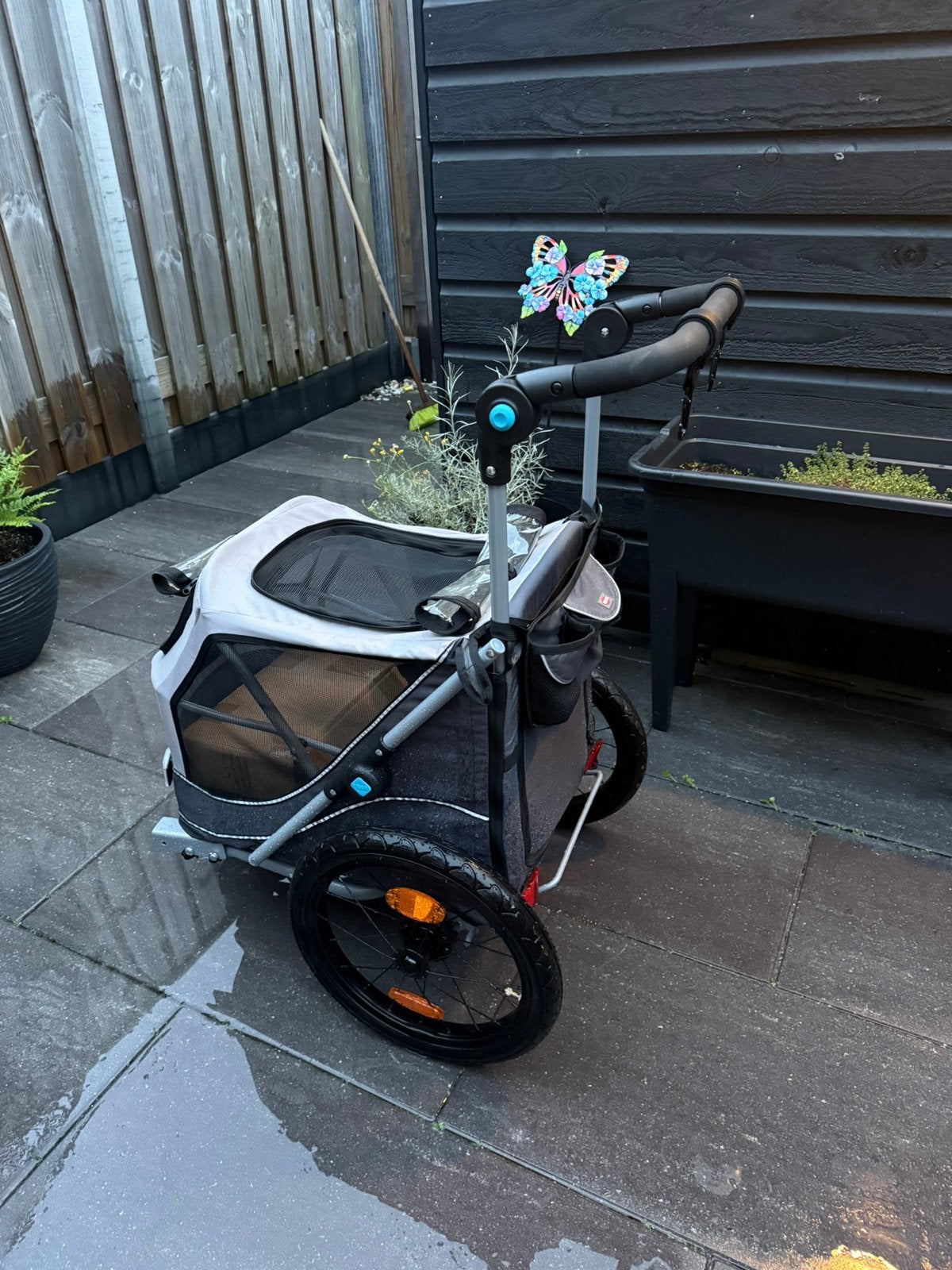 Trixie honden fietskar, Ophalen, Minder dan 20 kg, Opvouwbaar, Nieuw