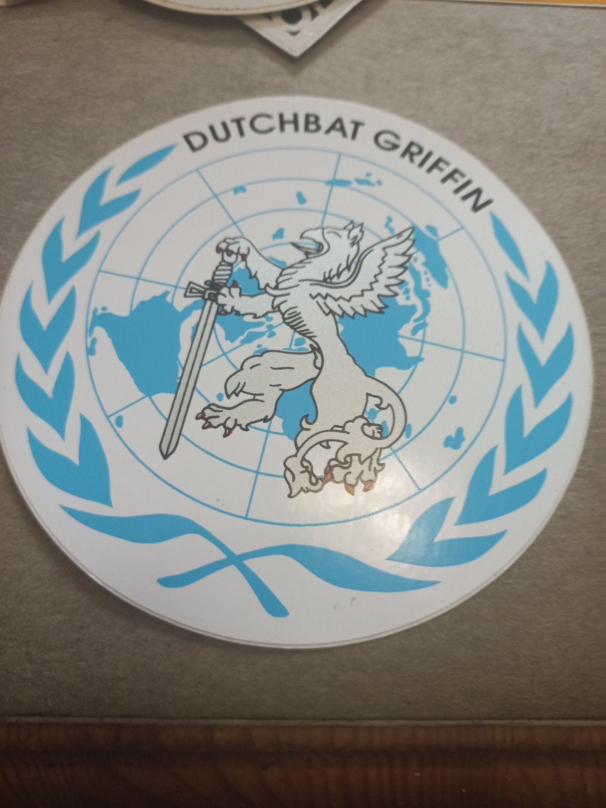Dutchbat Griffin UN-embleem, Ophalen of Verzenden