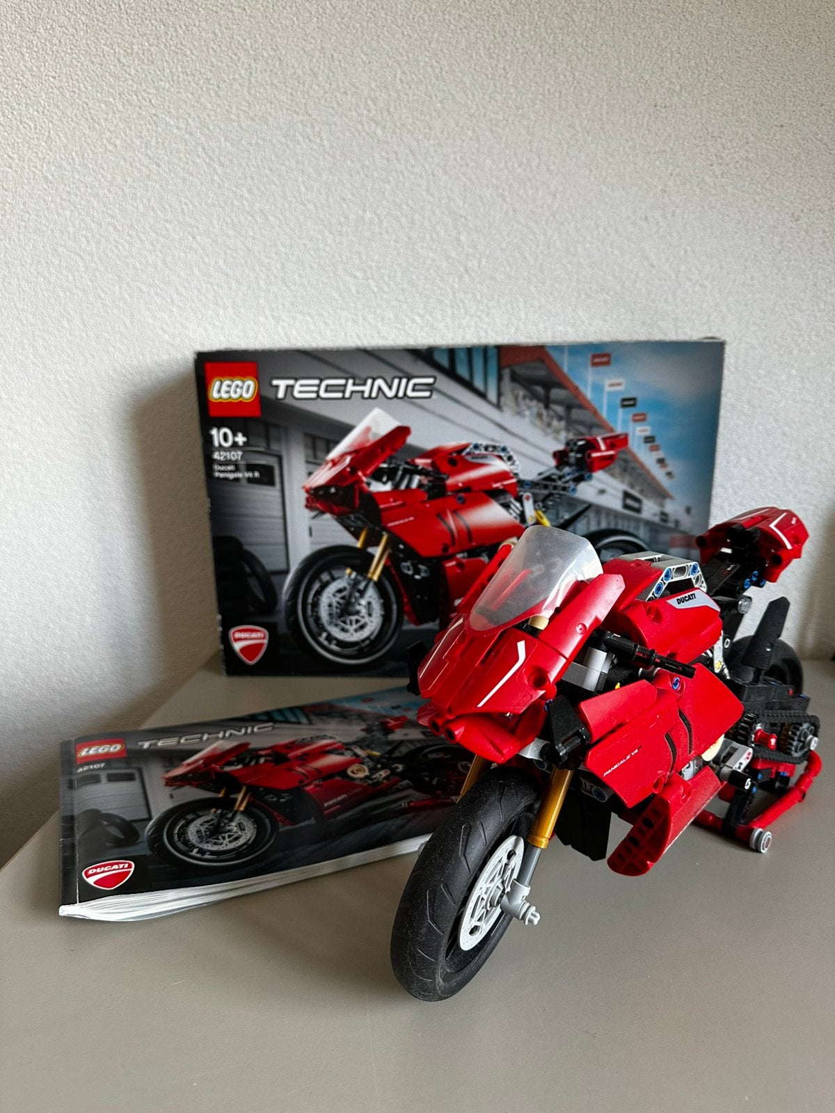 Lego Technic 42107 Ducati Panigale V4R, Kinderen en Baby's, Speelgoed | Duplo en Lego, Compleet, Lego, Ophalen of Verzenden, Zo goed als nieuw