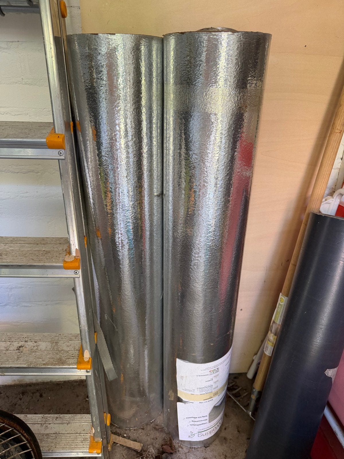 Silent Walking ondervloer voor laminaat en parket (2 rollen), Doe-het-zelf en Verbouw, Ophalen, Overige typen, Nieuw, 150 cm of meer