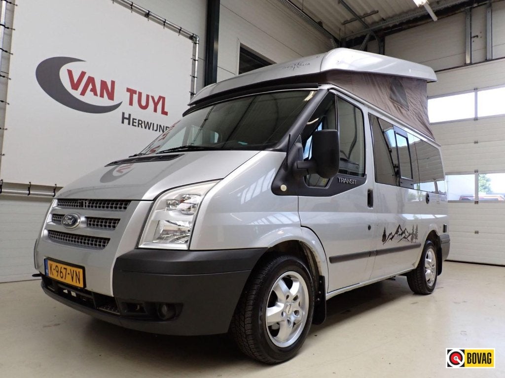 Ford Nugget 140 PK EURO 5 2012, Caravans en Kamperen, Campers, Buscamper of Camperbus, Airbags, Koelkast, Bedrijf