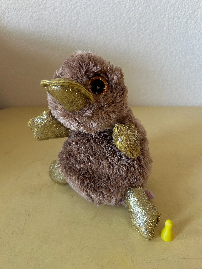 Ty Beanie Boo Perry het Vogelbekdier Knuffel - 15 cm, Overige typen, Ophalen of Verzenden, Zo goed als nieuw, Wasbaar