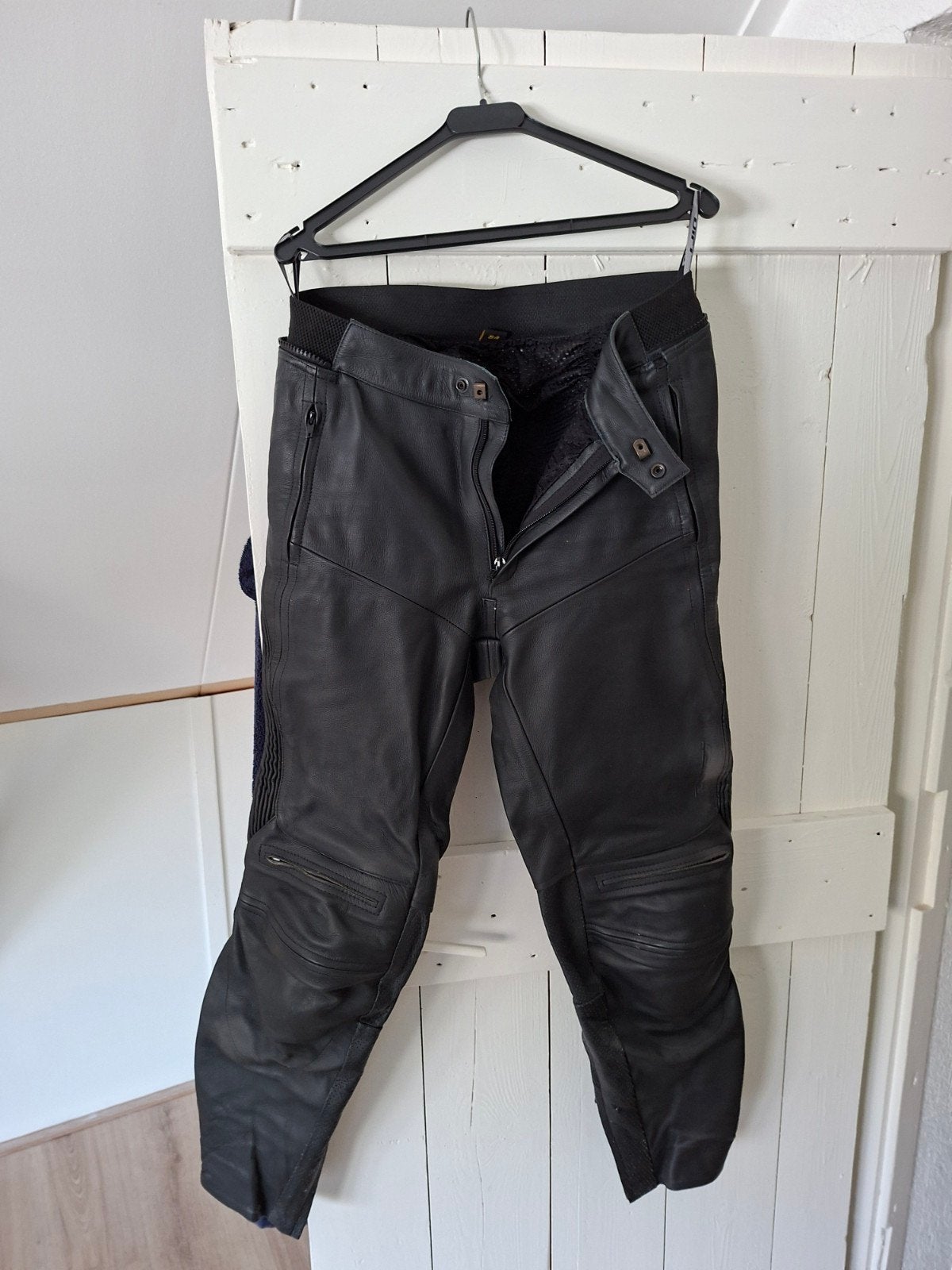 Heren leren motorbroek - Maat 54, Motoren, Ophalen of Verzenden, Tweedehands, Heren, Broek | leer