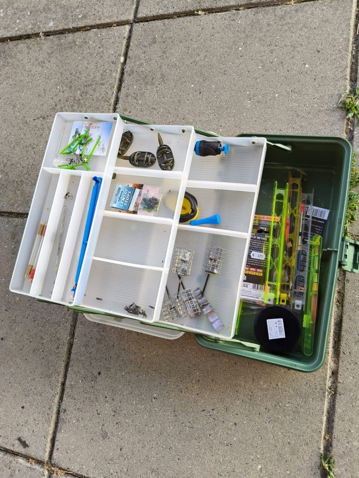Albatros USA Wormproof Tackle Box met inhoud, Watersport en Boten, Ophalen, Gebruikt, Koffer of Tas