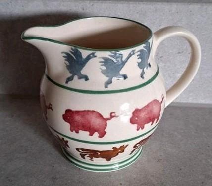Vintage Emma Bridgewater Animals Kan / Milk Jug Engeland, Overige typen, Ophalen of Verzenden, Zo goed als nieuw, Overige stijlen