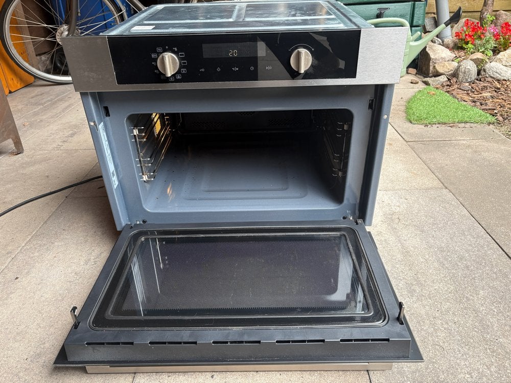 Inbouw multifunctionele oven met magnetronfunctie, nis 45 cm, Ophalen, 45 tot 50 cm, Gebruikt, Pelgrim