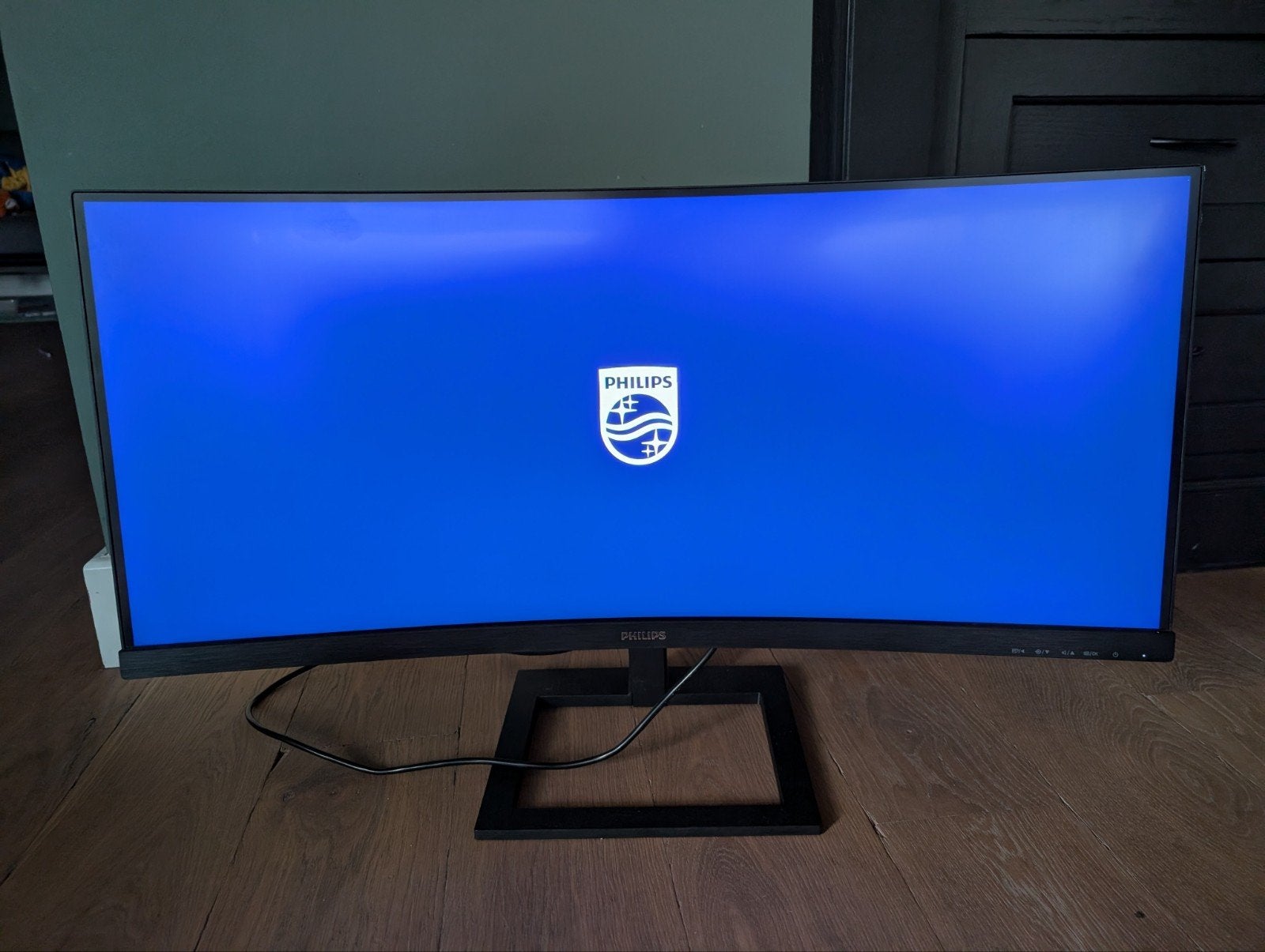 Philips 346E2C Ultrawide Monitor - DVI, USB-C, HDMI, Computers en Software, Ophalen, Philips, Curved, Zo goed als nieuw