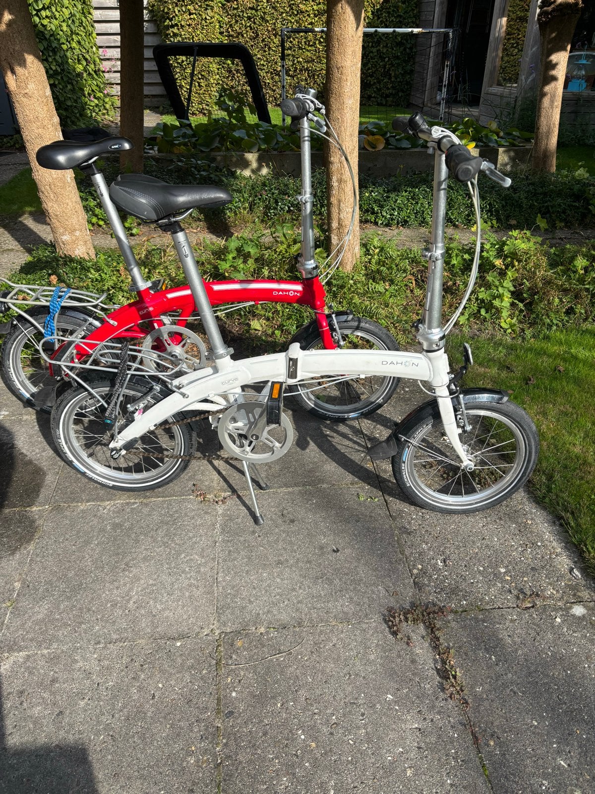 2x Dohan curve16 inch vouwfietsen per stuk €145, Gebruikt, 16 tot 18 inch, Versnellingen, Totaal opvouwbaar
