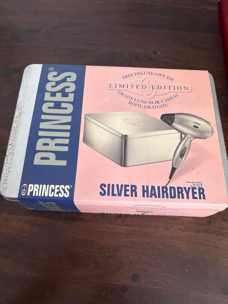 Princess Silver Haardroger - Limited Edition - Nieuw, Ophalen, Nieuw, Föhn of Haardroger