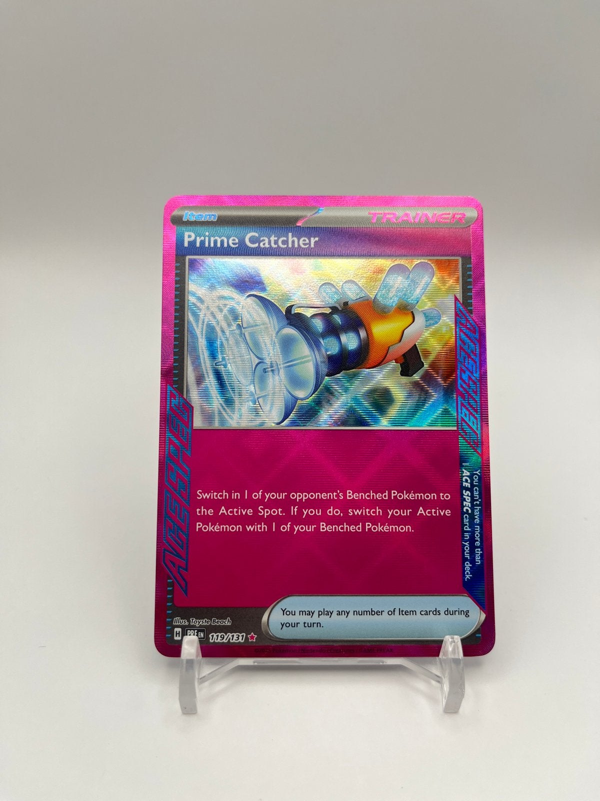 Prime Catcher #157 Pokemon Temporal Forces, Ophalen of Verzenden, Nieuw, Losse kaart, Foil
