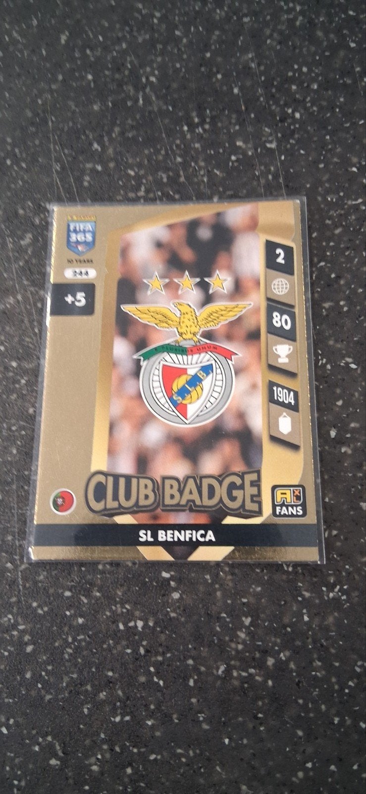 FIFA 365 Club Badge SL Benfica Spelerskaart, Ophalen of Verzenden, Zo goed als nieuw, Buitenlandse clubs, Spelerskaart