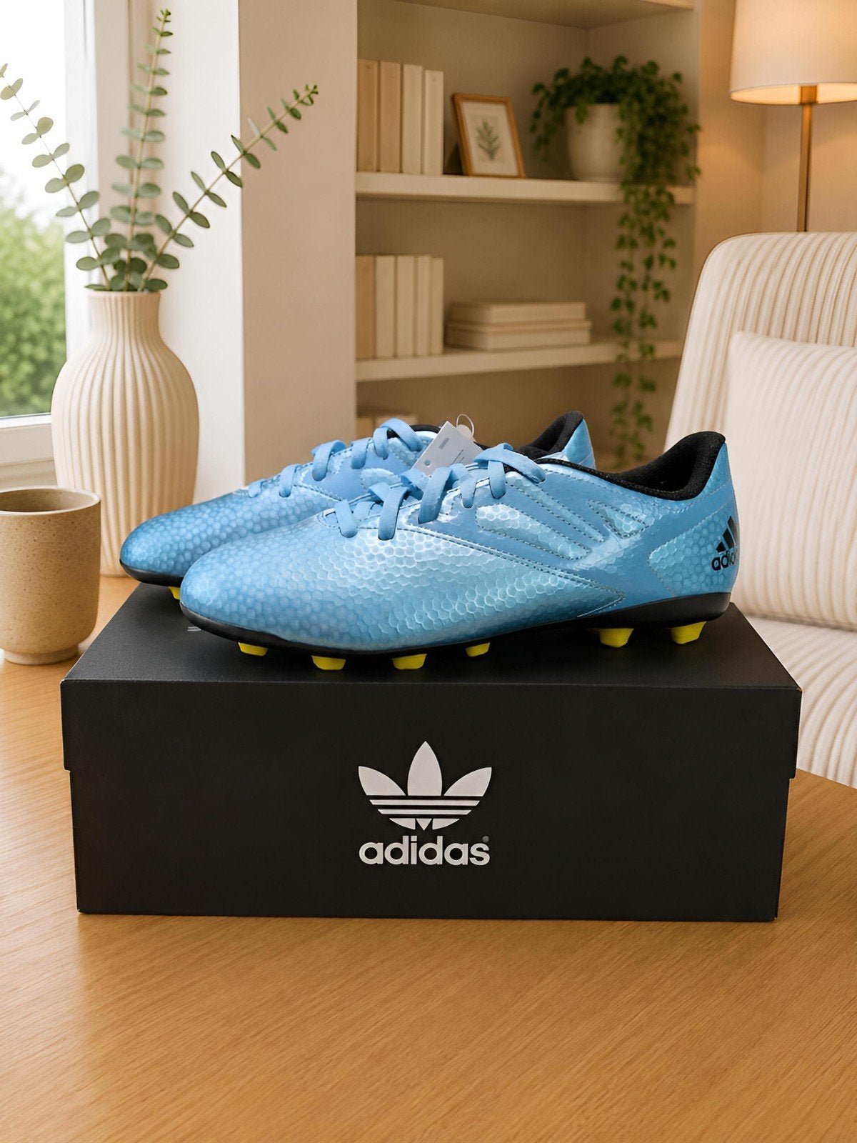 Adidas X FG Voetbalschoenen Lichtblauw, Maat XS of kleiner, Schoenen, Nieuw, Ophalen of Verzenden