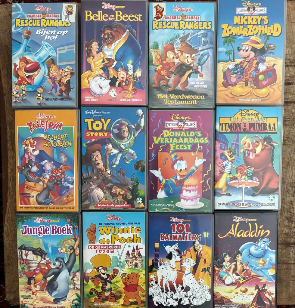 Disney VHS Collectie: 11 Klassieke Films, Alle leeftijden, Ophalen of Verzenden, Gebruikt, Overige genres