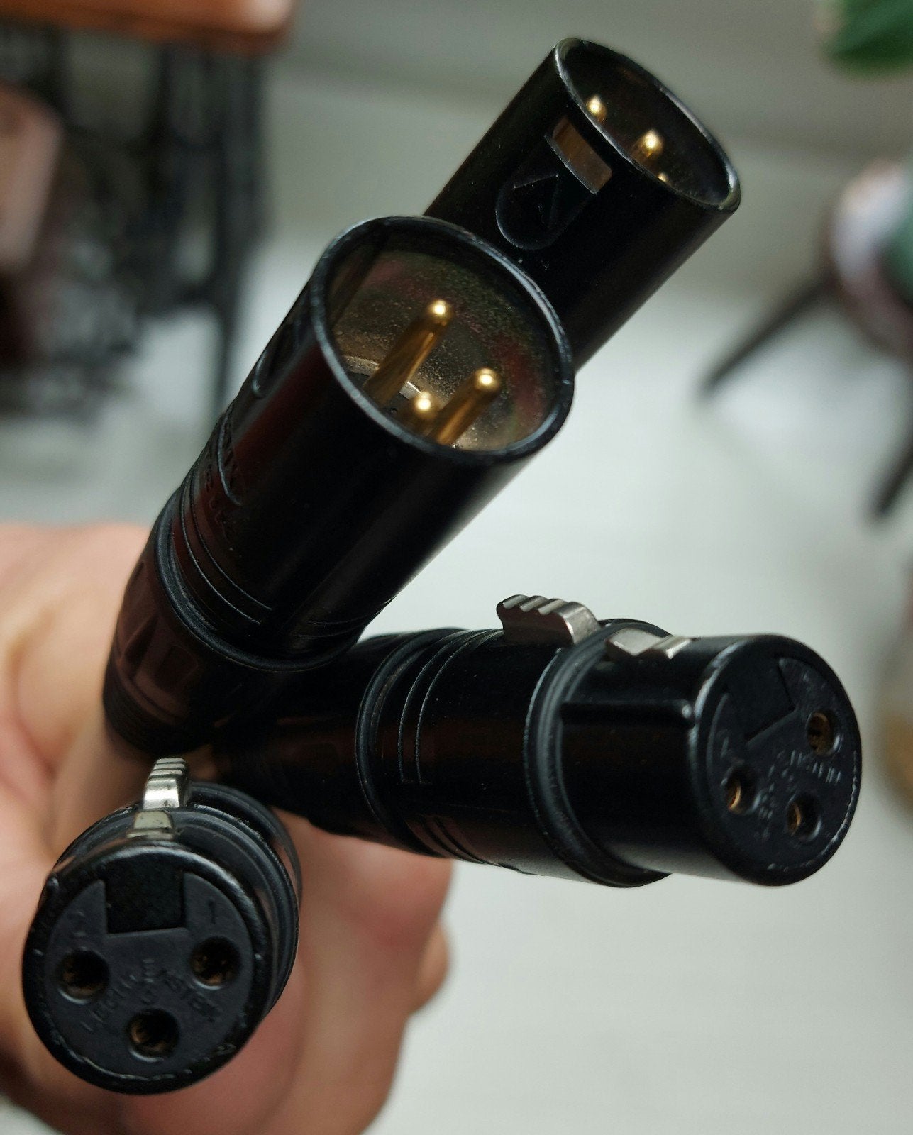 Puresonic Silver plated XLR interlink 100cm, Ophalen of Verzenden, Zo goed als nieuw, Minder dan 2 meter, Interlink-kabel