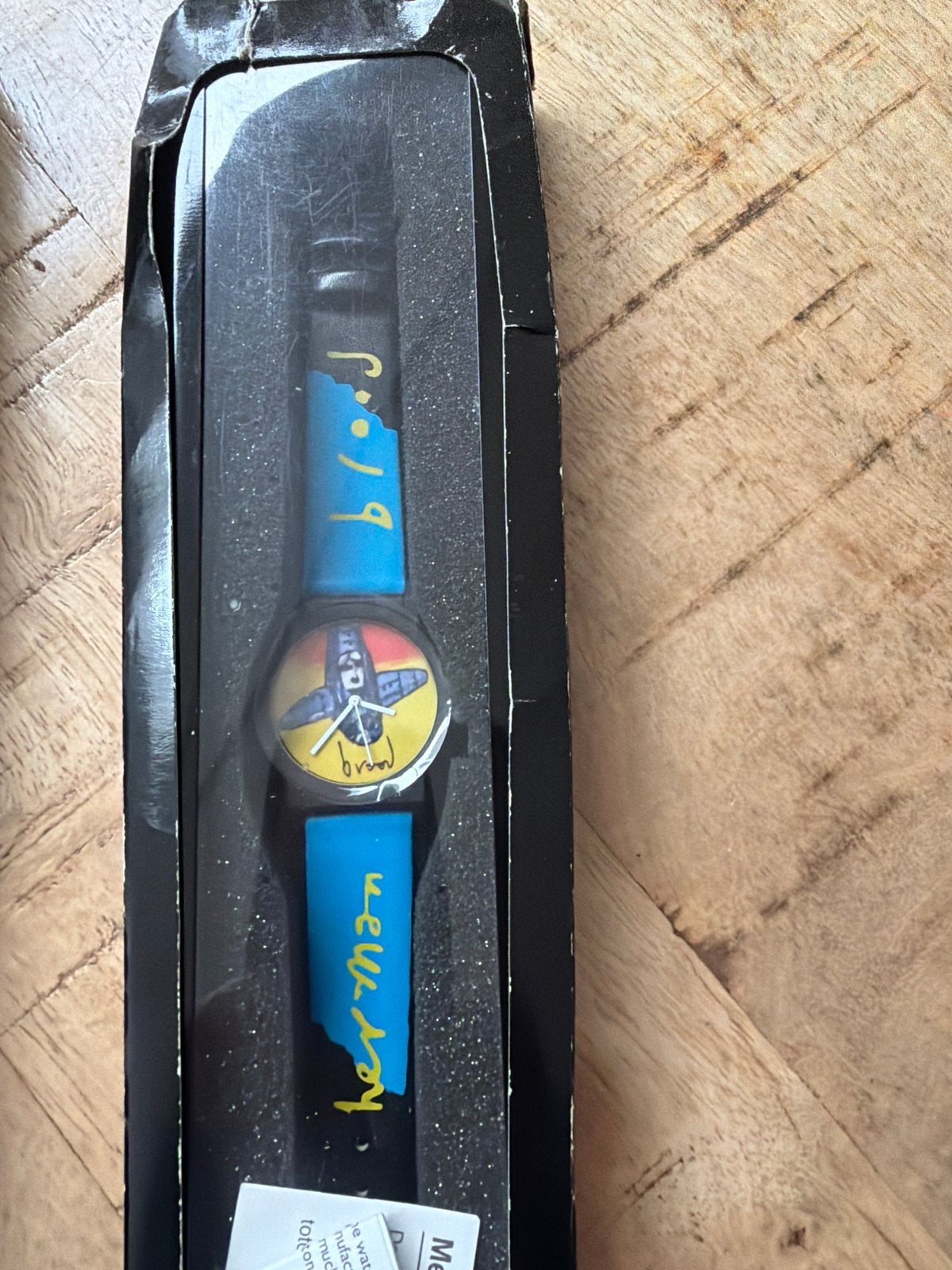 Swatch 'Her Man' Polshorloge - Nieuw in Doos. Herman Brood, Sieraden, Tassen en Uiterlijk, Kunststof, Polshorloge, Swatch, Nieuw