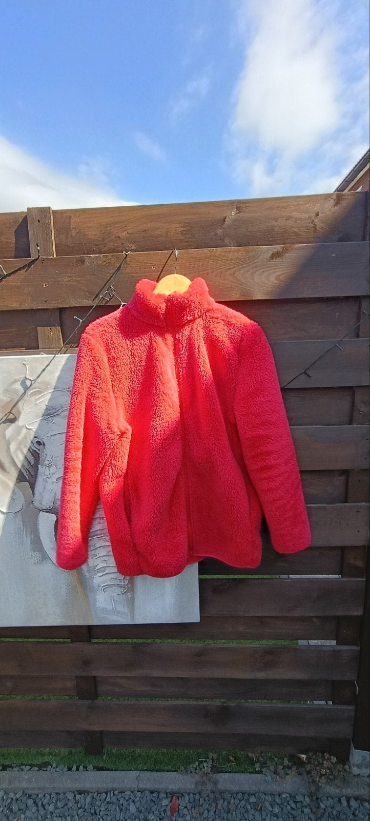 dames roze Rood Fleece Jas Maat M, Ophalen of Verzenden, Gedragen, Maat 38/40 (M), Roze