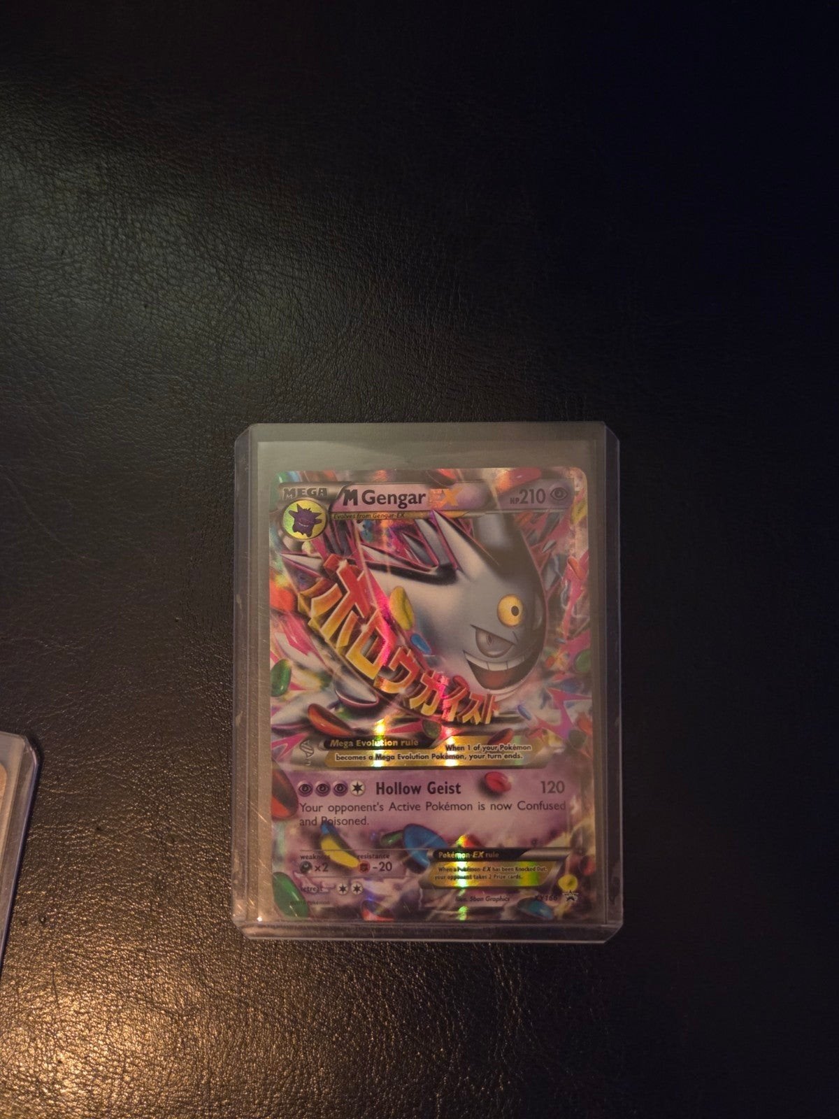 Mega Gengar EX Pokémon kaart - Holo Foil, Ophalen of Verzenden, Zo goed als nieuw, Losse kaart, Foil