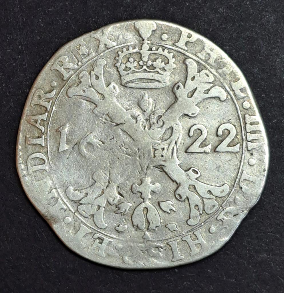 Brabant 1/2 patagon 1622 Brussel, Vóór koninkrijk, Verzenden, Zilver, Overige waardes