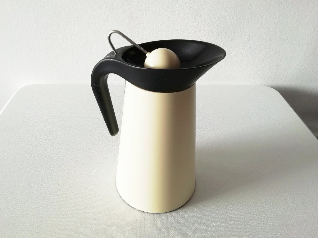 Vintage thermoskan Hema Nikolai Carels, Huis en Inrichting, Keuken | Servies, Hema, Kunststof, Gebruikt, Thermoskan