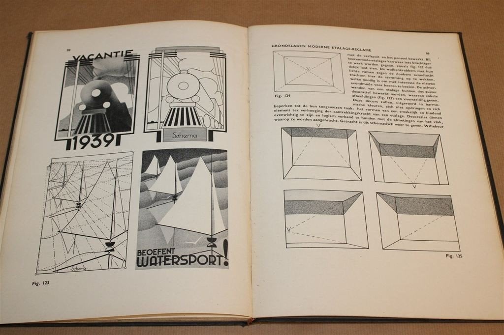 Grondslagen Moderne Etalage-Reclame — Etaleren, Reclame 1938, Reclamebord, Gebruikt, -, -