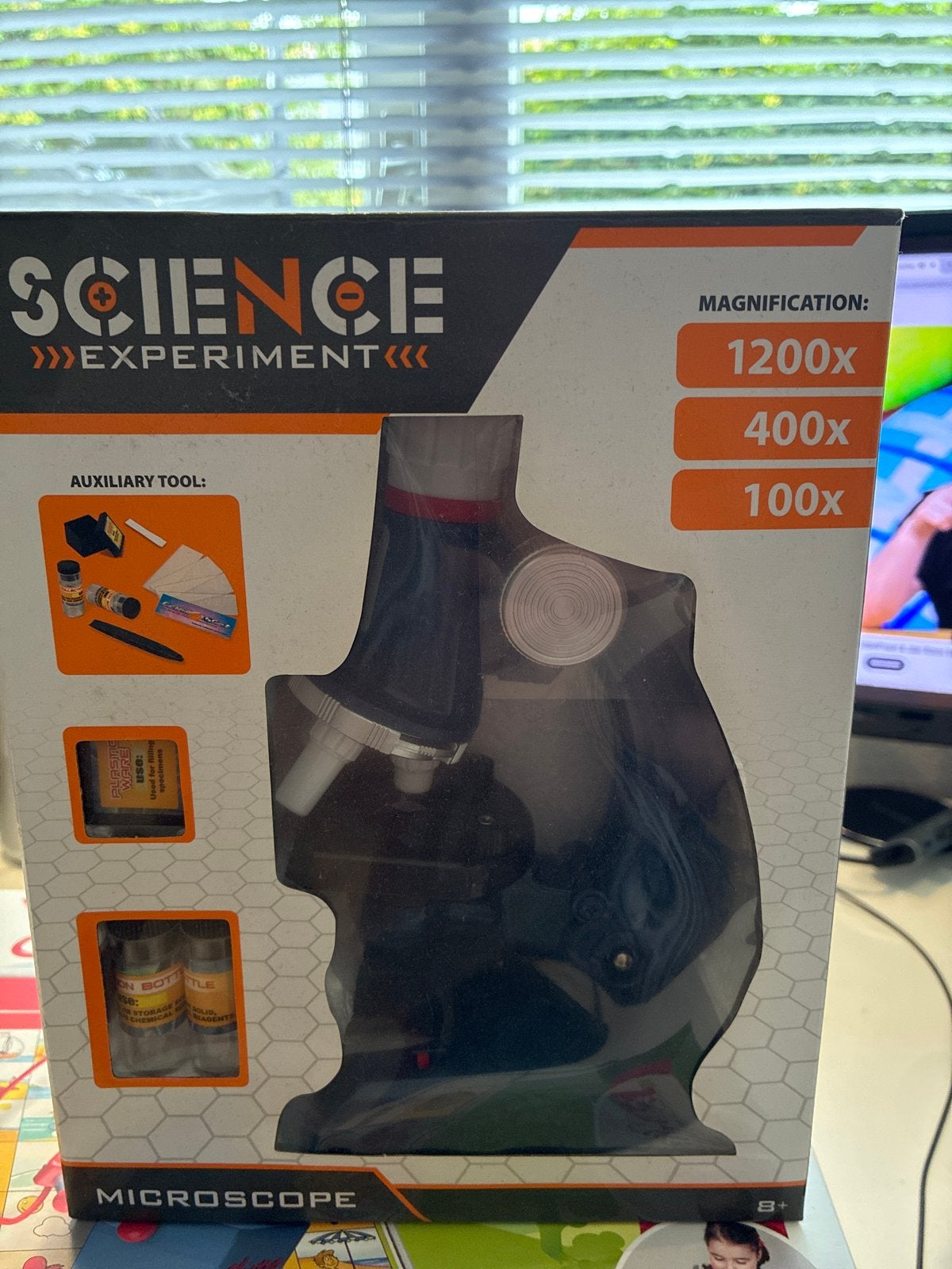 Science Experiment Microscoop 1200x, 400x, 100x vergroting, Ophalen of Verzenden, Zo goed als nieuw