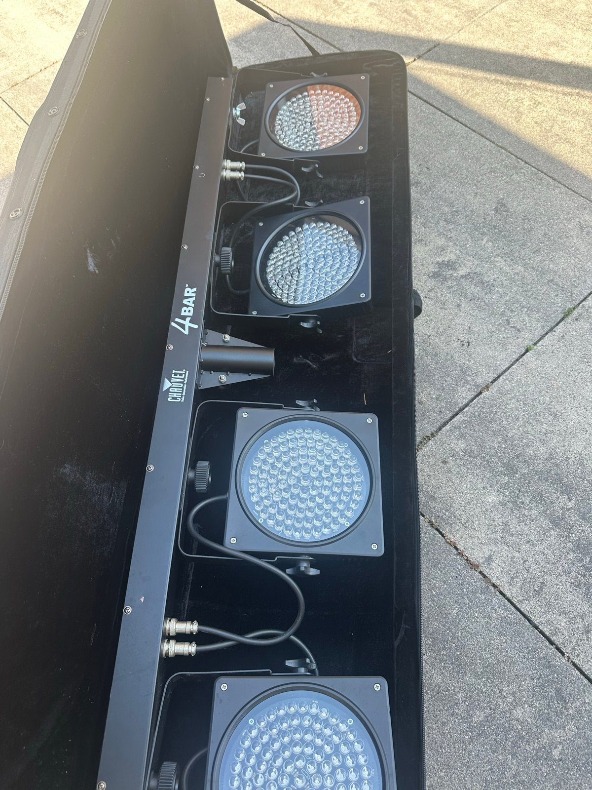 Chauvet LED 4 bar lichtset met statief, Ophalen, Zo goed als nieuw, Licht, Kleur