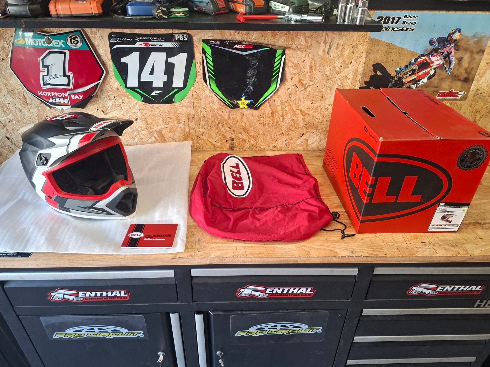 Bell MX-9 Twitch DBK Replica MIPS Medium, Overige merken, M, Offroadhelm, Ophalen of Verzenden