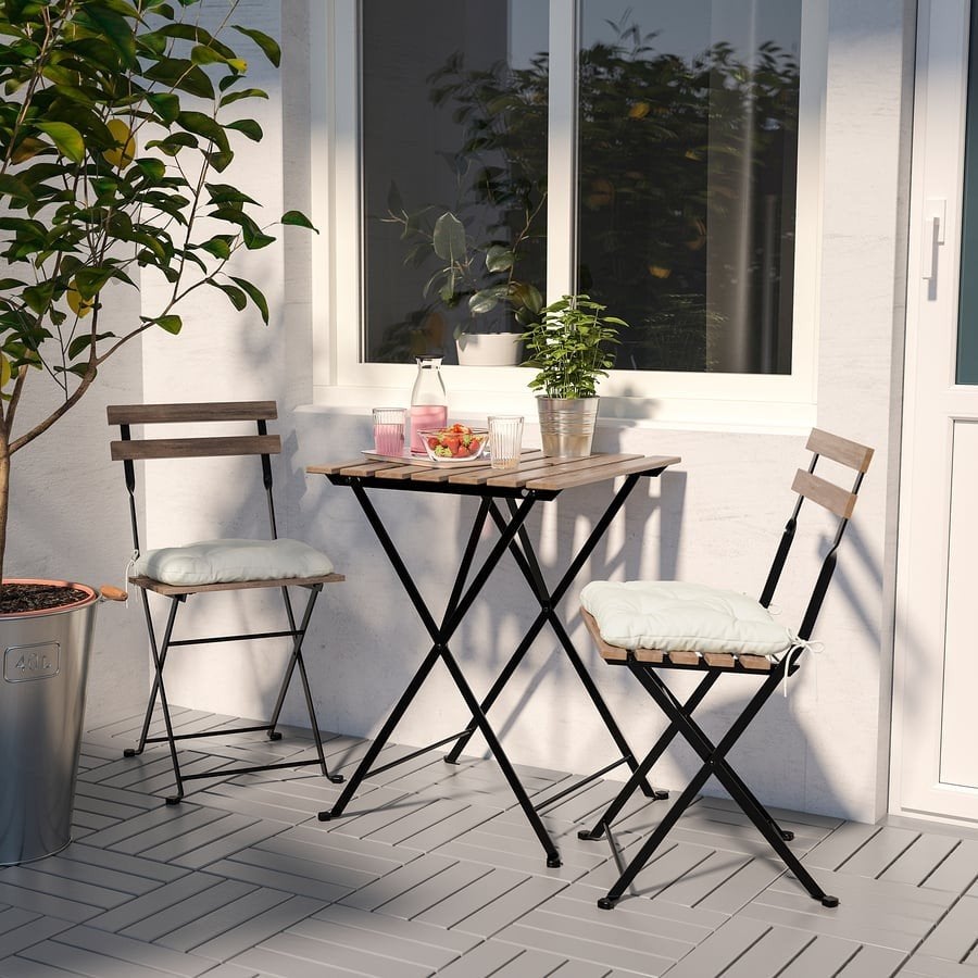 IKEA TÄRNÖ tafel met 2 stoelen - Nieuw en ongebruikt, Nieuw, Tuinset, Hout, Eettafel