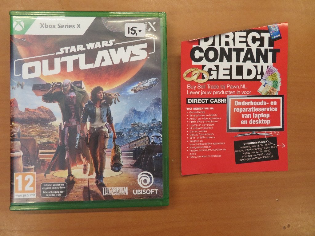 Xbox Series X Star Wars Outlaws | Pawn Eindhoven, Spelcomputers en Games, Games | Xbox Series X en S, Ophalen, Gebruikt
