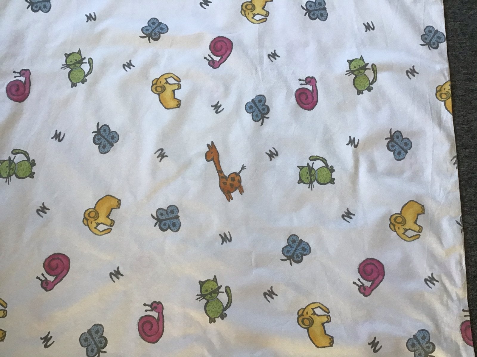 Dekbedovertrek met dierenprint voor kinderledikantje, Gebruikt, Overige merken, Dekbedovertrek, Ophalen of Verzenden