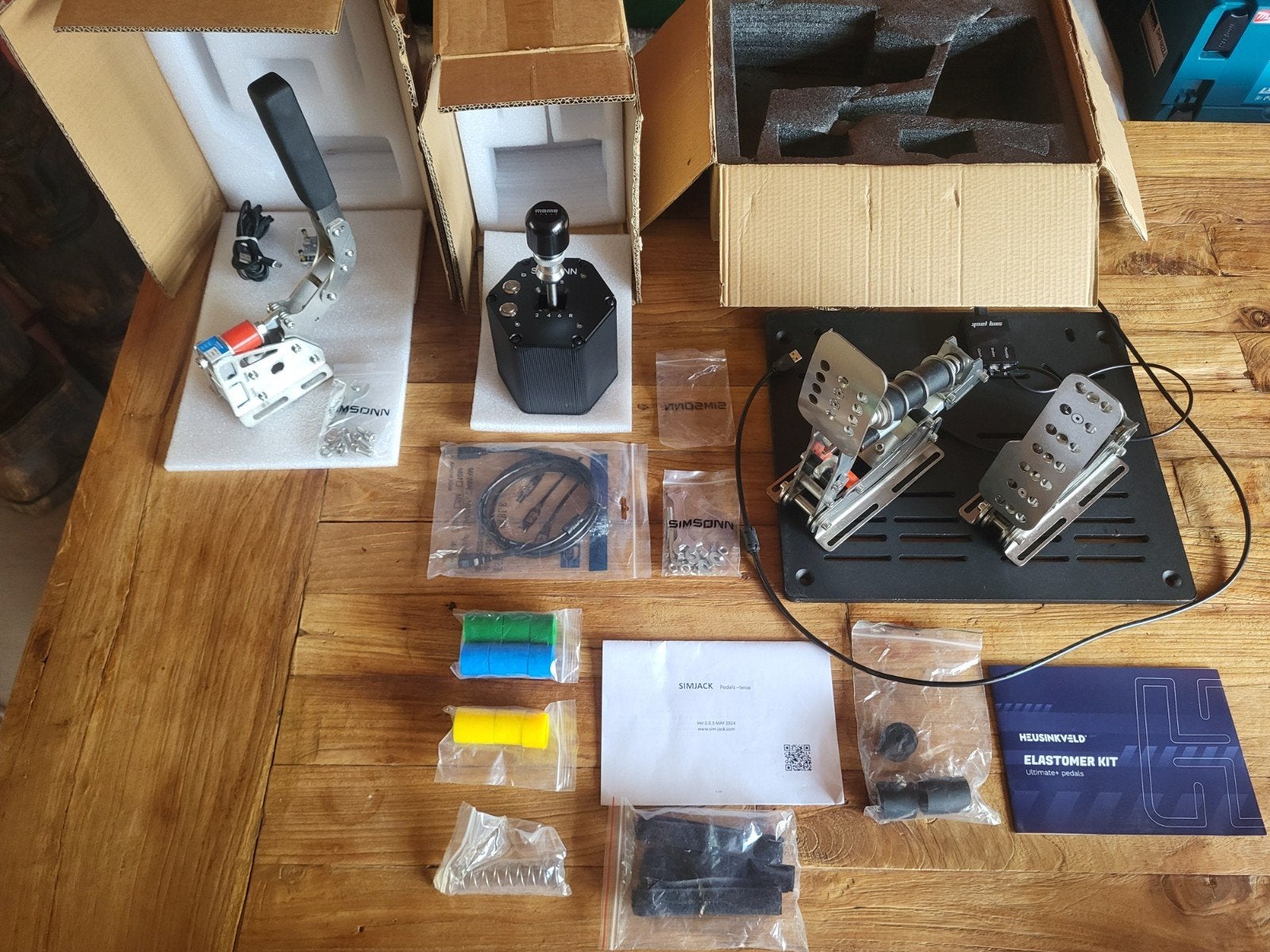 Sim-Jack Loadcell + Simsonn Shifter & Loadcell Handbrake, Ophalen of Verzenden, Zo goed als nieuw, Heusinkveld, Fanatec, SimLab, GRID, Trak Racer, Simucube
