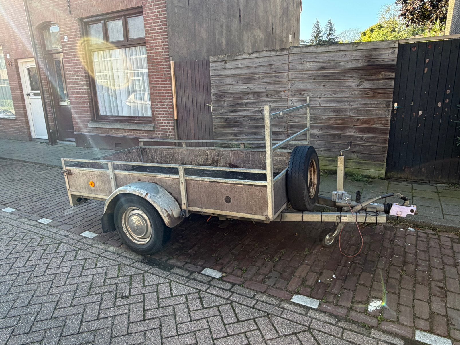 Anssems A-S 1300 geremde aanhanger – 1000 kilo laadvermogen, Ophalen, Gebruikt