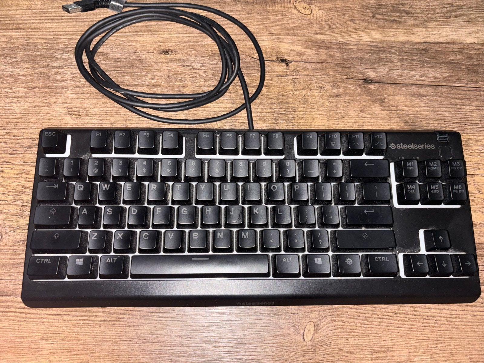 SteelSeries Apex 3 TKL Gaming Toetsenbord - Bedraad, Computers en Software, Toetsenborden, Zo goed als nieuw, Qwerty, Bedraad