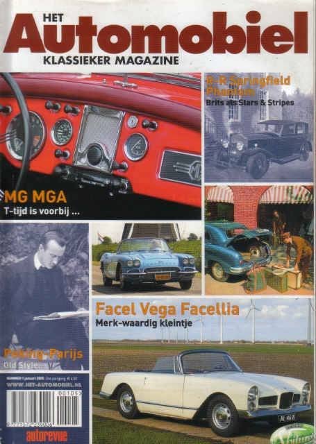 Automobiel 1 2005 : MG MGA - Facel Vega Facellia - Spyker, Ophalen of Verzenden, Gelezen, Algemeen
