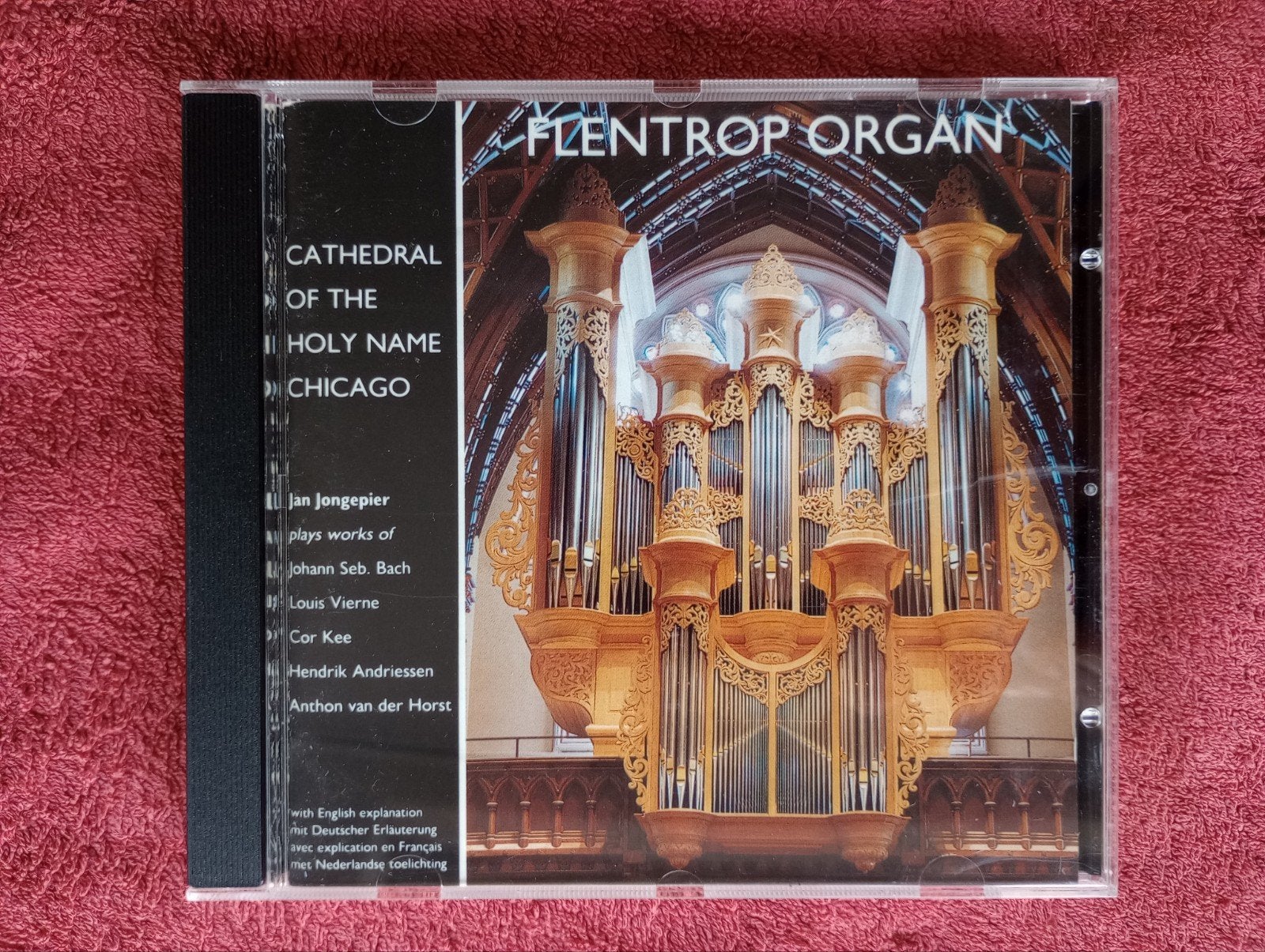 Jan Jongepier - Flentrop Organ Cathedral of the Holy Name, Ophalen of Verzenden, Barok, Gebruikt, Overige typen