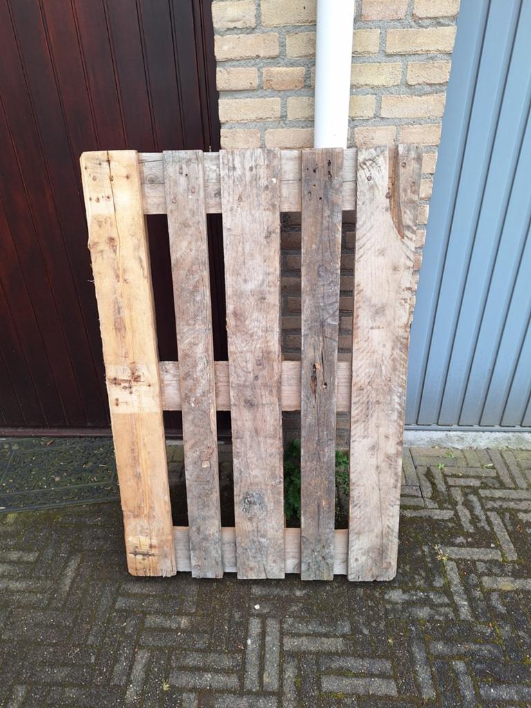 Gratis europallet, Doe-het-zelf en Verbouw, Hout en Planken, Ophalen, Gebruikt, Pallet, Minder dan 200 cm
