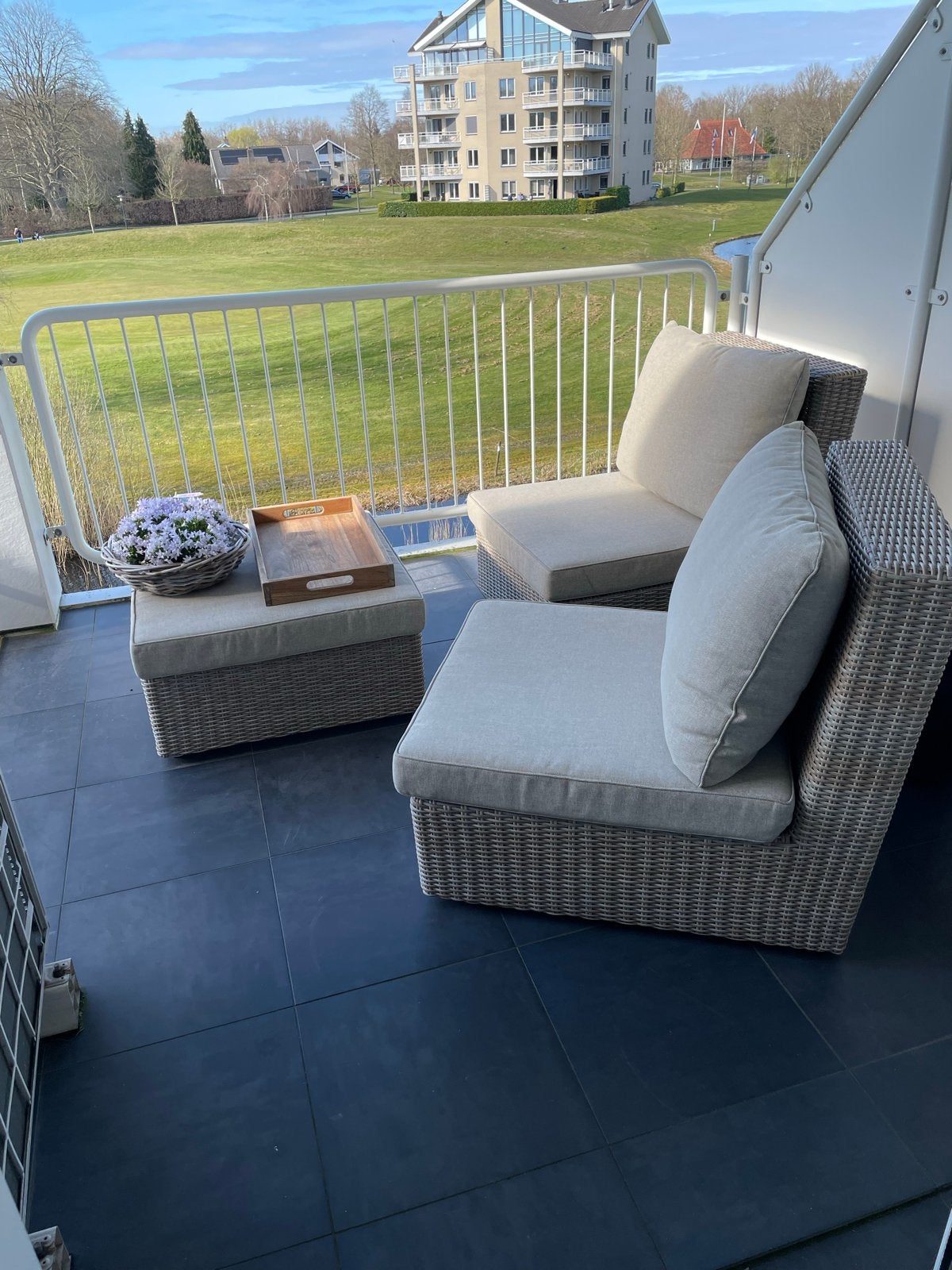Intenso Carpino loungeset, Gebruikt, Loungeset, Wicker, Stoel