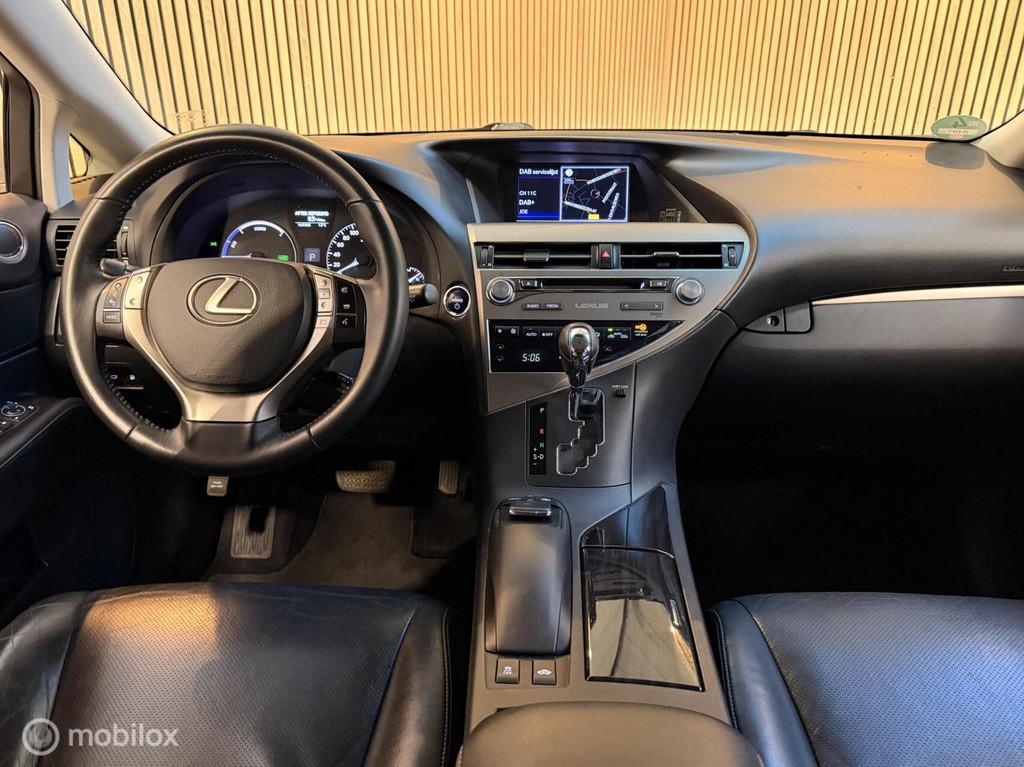 Lexus RX 450h 4WD Luxury Line NAP 2eEIG DEALER-ONDRHOUDEN, Auto's, Lexus, Automaat, Euro 5, Gebruikt, Zwart