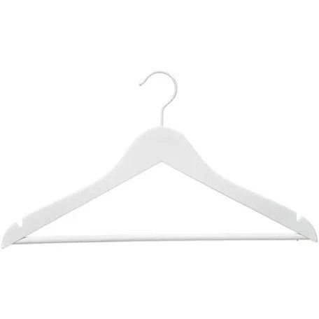 100 witte houten kledinghangers, Kleding | Dames, Kledinghangers, Venlo, Ikea, Ophalen of Verzenden, Zo goed als nieuw