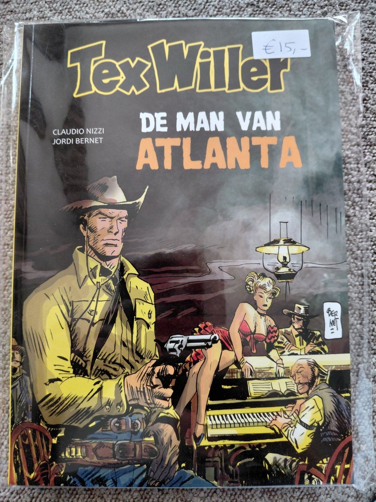 Tex Willer - De Man Van Atlanta., Eén stripboek, Ophalen of Verzenden, Zo goed als nieuw