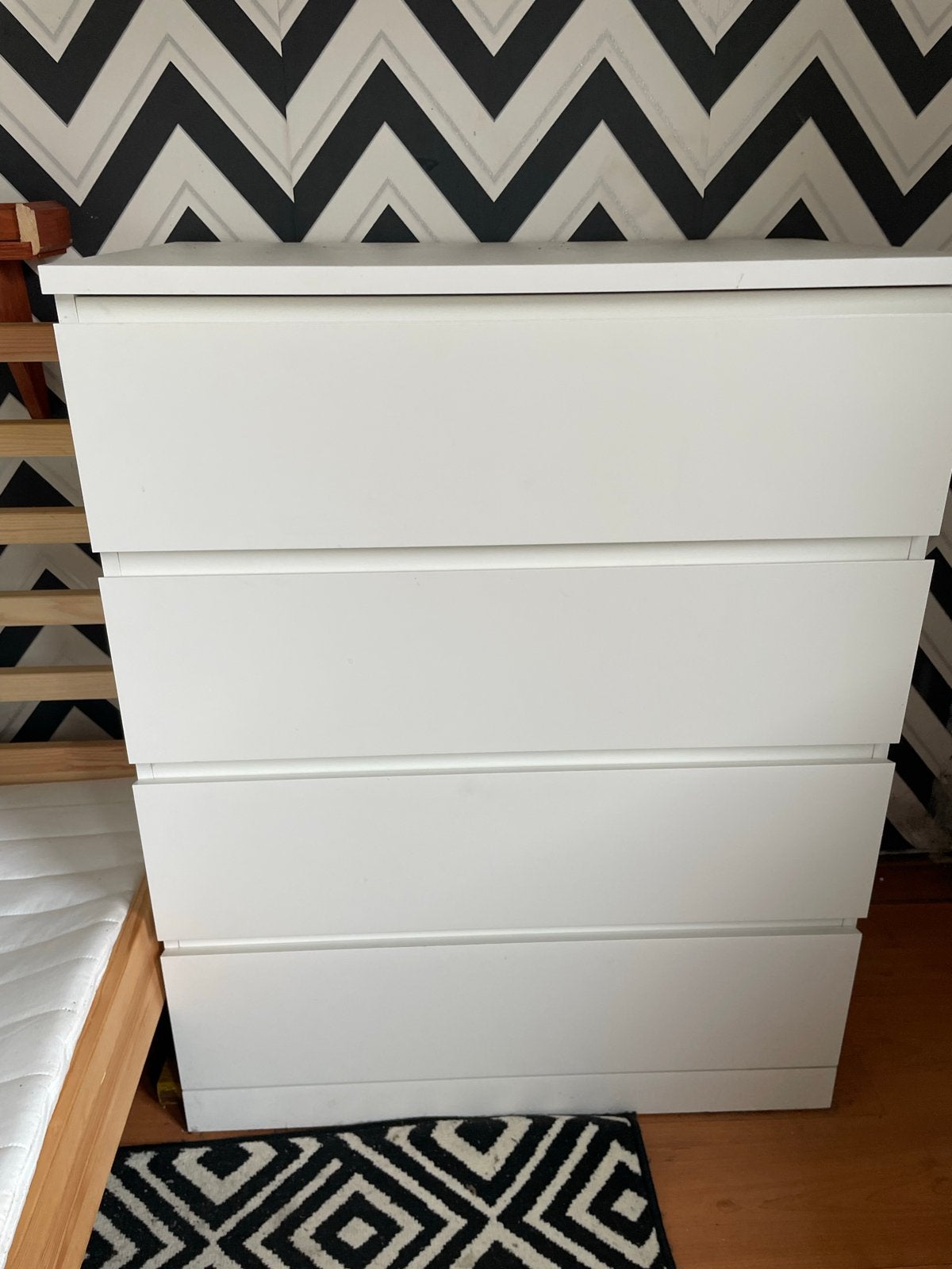 3x IKEA MALM ladekast wit - Zo goed als nieuw, Ophalen, Overige materialen, 100 tot 150 cm, 50 tot 100 cm