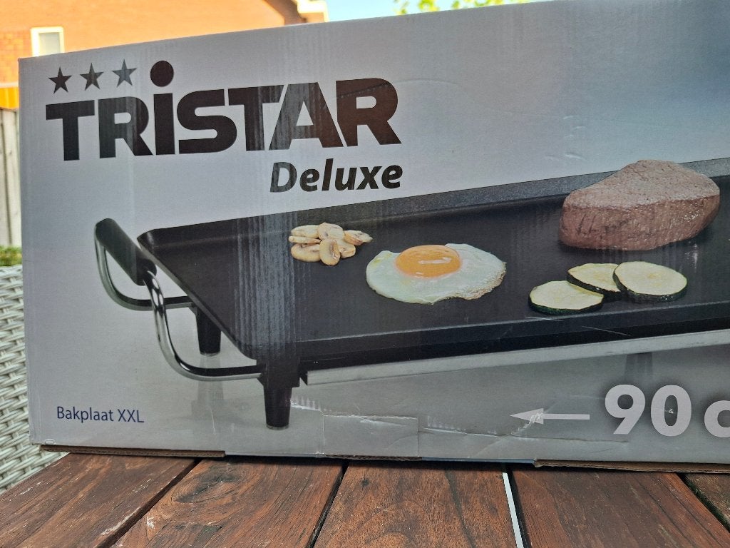 Bakplaat Tristar, Witgoed en Apparatuur, Grillplaten, Ophalen, Nieuw, Tafelgrill