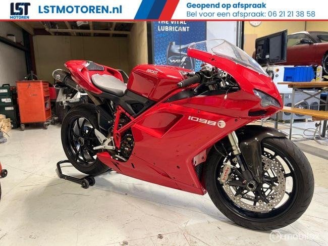 Ducati 1098 2007 32000 km, 1098 cc, Sport, Meer dan 35 kW, Handgeschakeld