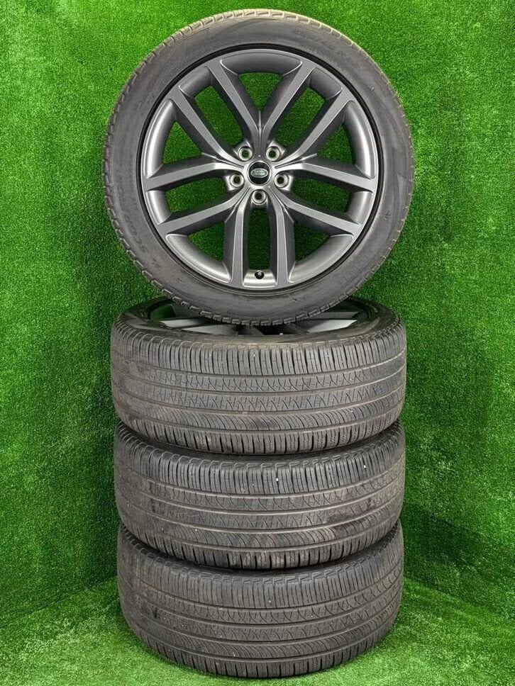 Orig. 22 inch Range Rover Sport velgen met banden L460 L461, Land Rover, Gebruikt, 285 mm, Banden en Velgen