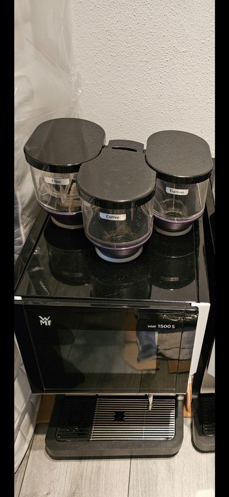 WMF 1500s met twintopping en versemelk bj2018, 10 kopjes of meer, Ophalen, Koffiemachine