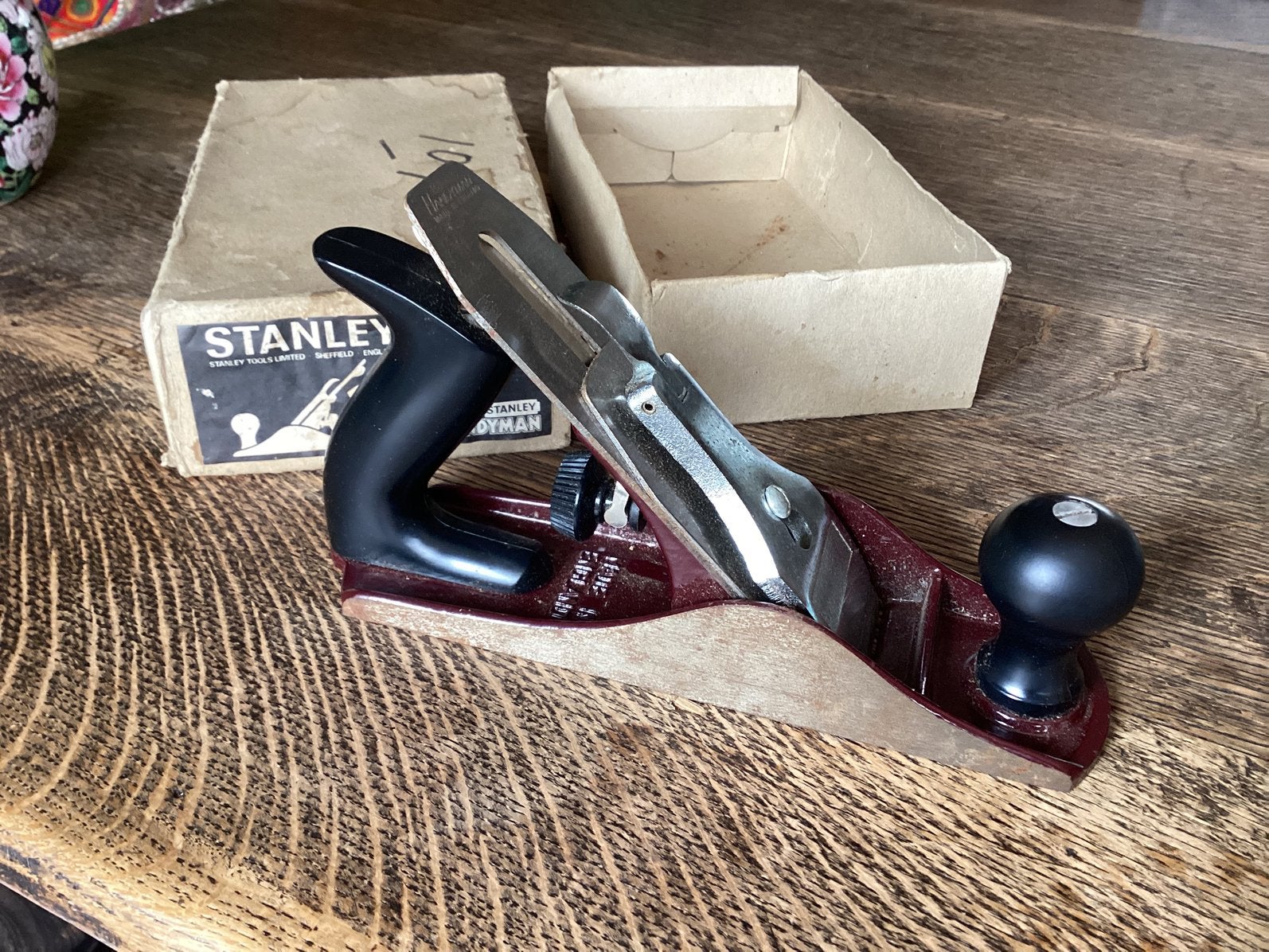 Stanley schaaf in doos voor, € 17,50, Antiek en Kunst, Antiek | Gereedschap en Instrumenten, Ophalen of Verzenden